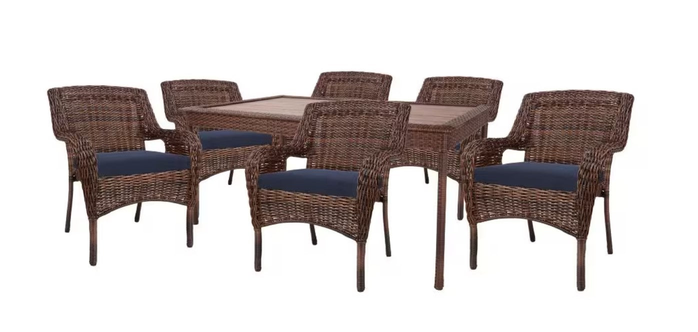 Cambridge Brown 6-Piece Chair Dining set