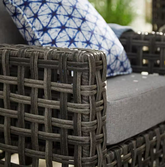 Briar Ridge Brown Wicker Outdoor Patio Deep Seating Lounge Chairs  (2-Pack)