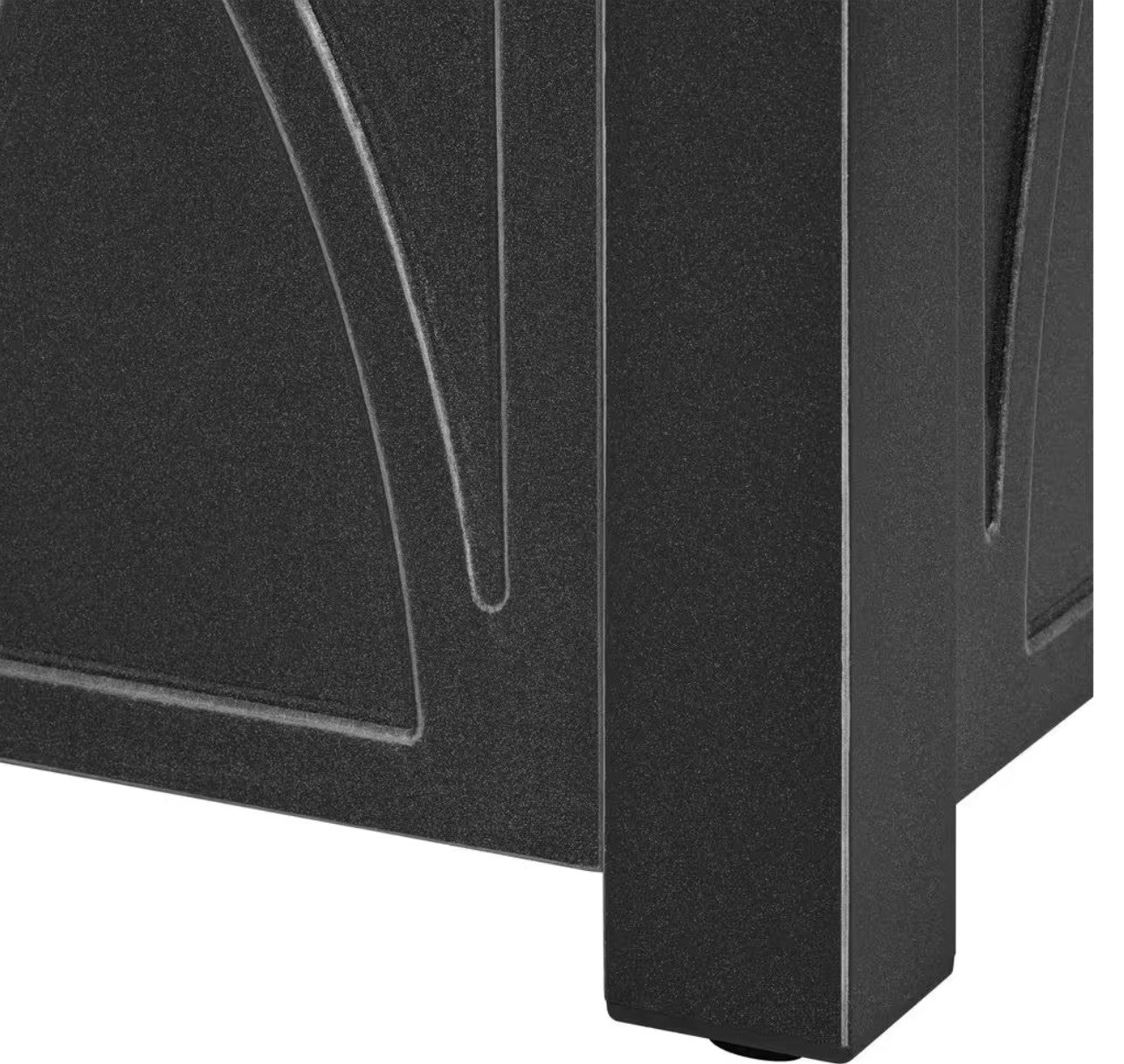 Kendrick 55,000 Btu Black Steel Propane Outdoor Fire Pit with Fire Glass